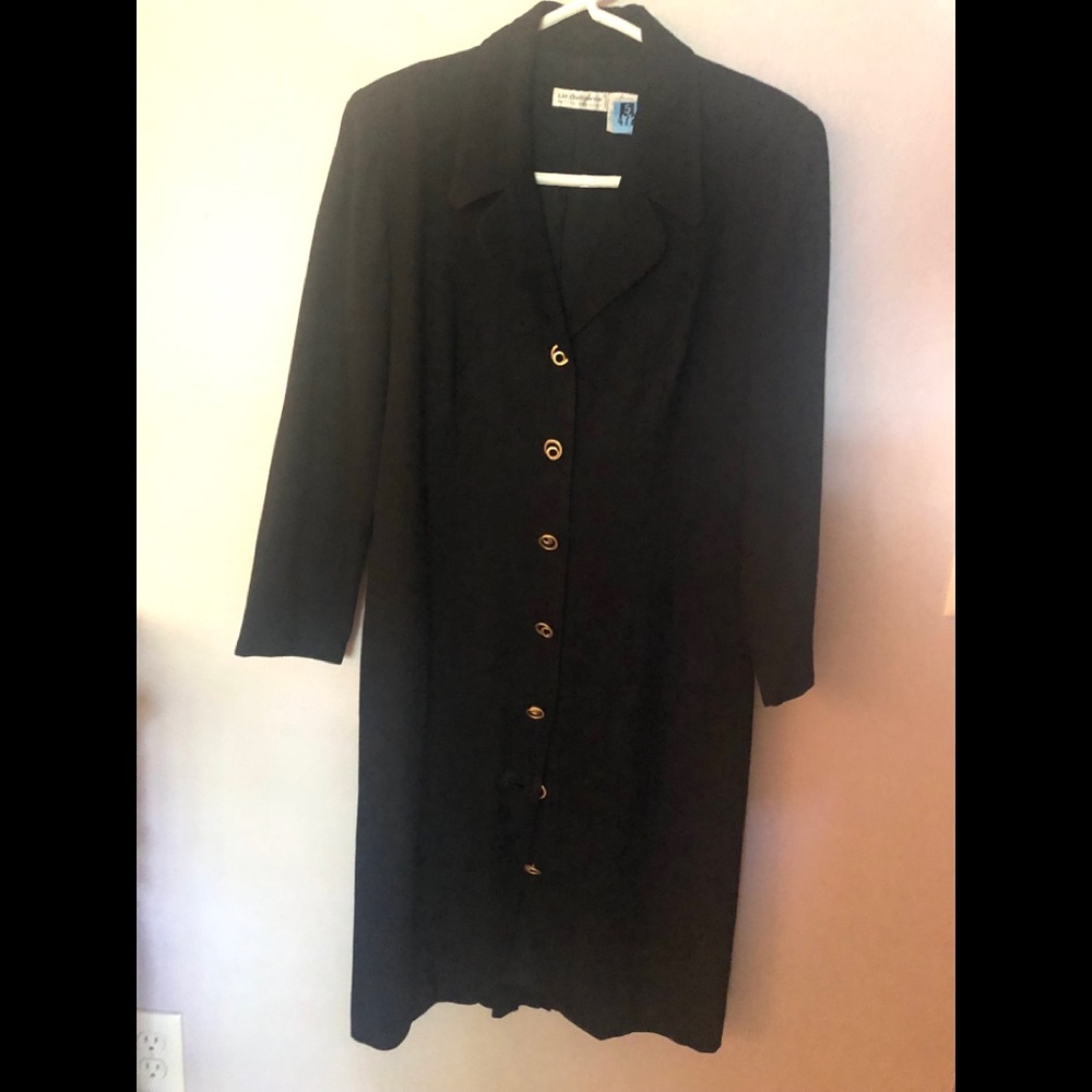 Absolute CLASSIC Vintage Liz Claiborne Dress with Gold Buttons